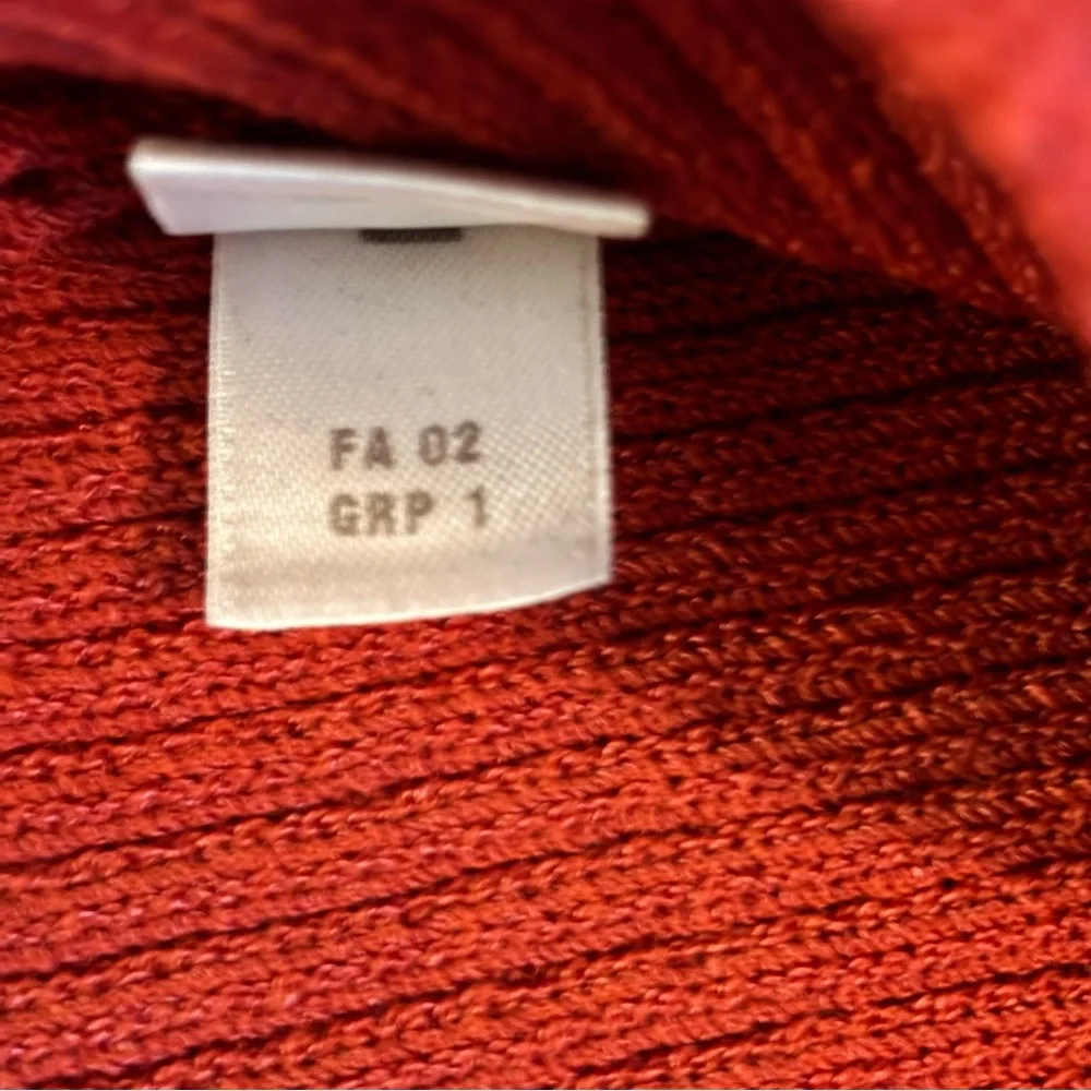 NWOT St. John Sport Rust Ribbed Knit Sweater - Sz Small
